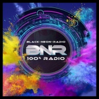 Black Neon Radio Sender-Logo